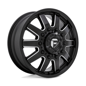 Fuel Maverick Dually - Front Wheels Rims 20x8.25 8x6.5 (8x165.1) Black Milled 122 | D53820828DF