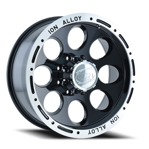 DOORBUSTER PRICING! - Ion 174 Wheel 15x8 5x120.65 Gloss Black Machined -27mm | 174-5861B