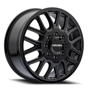 DOORBUSTER PRICING! - Mayhem Cogent Dually Wheel 20x8.25 8x200 Gloss Black 115mm - MINIMUM PURCHASE OF 4 WHEELS | 8107D-2877BF115