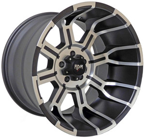 Red Dirt Road Rd11 Wheels Rims 20x12 5x127 (5x5) Black Machine Face -44mm | RD11-21268-N44MM
