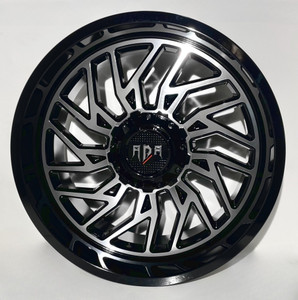 Red Dirt Road Rd50 Wheels Rims 20x10 5x127 (5x5) 5x5.5 (5x139.7) Black Machined -18mm | RD50-2106-N18BM