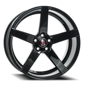 Axe Ex18 Wheel 20x9 5x120 Black And Polished Face 25mm | 920120525EX18BP-5x120