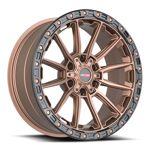 20x10 Vortek Vrt-601 Bronze Black Bead Ring Rims Wheels -12mm 6x135 6x5.5 (6x139.7) | 601201057-12MBR