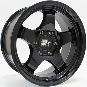 17x8.5 Mst Mt07 Black Rims Wheels -10mm 6x5.5 (6x139.7) | 07T-78583-N10-BLK