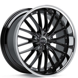 20x10 Inovit Haste Black Stainless Steel Lip Rims Wheels 40mm 5x120 | 02720N5B40KSL1BNB