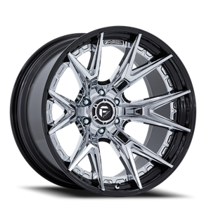 Fuel Fc402 Catalyst Wheel 20x9 6x139.7 Chrome With Gloss Black Lip 1mm | FC402PB20906801