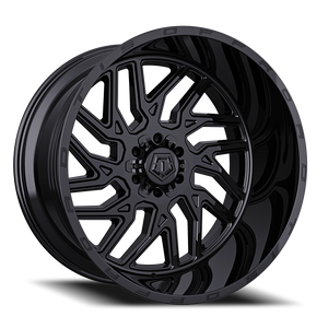DOORBUSTER PRICING! - Tis 544B Wheel 22x10 8x165.1 Black -19mm | 544B-2208119S