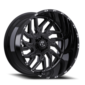 Tis 544Bm Wheels Rims 26x14 6x135 6x139.7 Gloss Black W/ Milled