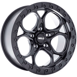 20x9 WELD Off-Road Ledge 5 Black Black Ring Rims Wheels 0mm 5x127 (5x5) | W10809075500
