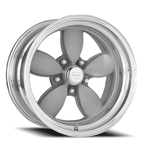American Racing Vn402 Classic 200S Wheel 15x6 5x120.65 Silver Center w/ Polished Barrel -6mm | VN402566132