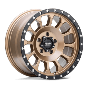 Pro Comp Pa34 Rockwell Wheels Rims 17x8.5 6x139.7 Matte Bronze With Black Lip 0mm | PXA9634-78583