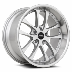 Arc Ar5 Wheels Rims 19x9.5 5x114.3 Silver Machined W/ Machined Lip & Chrome Rivets 35mm | AR05199551435SF