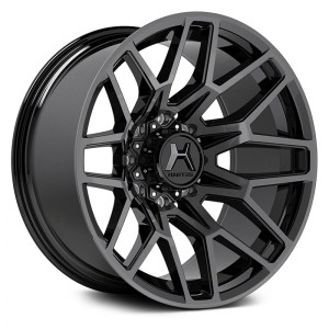 Hartes Metal Crossbow Wheels Rims 20x9 5x139.7 5x150 Satin Black Machined W/ Dark Tint 0mm | 75420L10NL0KMFTDTM2LHF