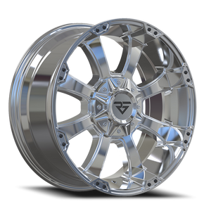DOORBUSTER PRICING! - Rock Forged Ff44 Wheel 20x10 6x135 & 6x139.7 Chrome -19mm | FF44-201063539-19C