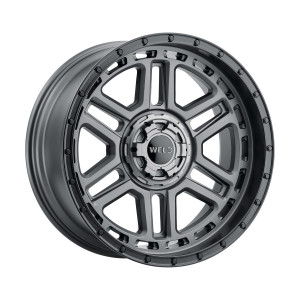 Weld Off-Road Crux Wheels Rims 20x10 6x135 6x139.7 Satin Gunmetal W/ Satin Black Ring -18mm | W22100098475