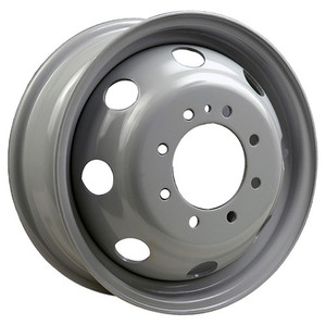 Allied Light Truck Stel Wheel (Dual) Dually Wheel 16x6 8x165.1 Gray 132mm - MINIMUM PURCHASE OF 4 WHEELS | X-45460