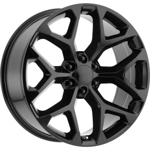 Oe Performance 176B Wheels Rims 22x9 6x139.7 Black 24mm | 176B-2298324