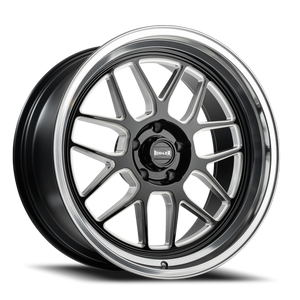Ridler 611 Wheels Rims 20x8.5 5x114.3 Gloss Black Milled W