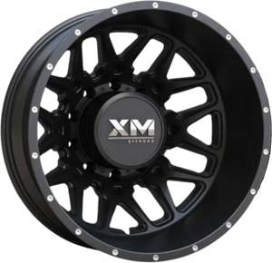Xm Offroad Dually Xm-900 Wheels Rims 22x8.25 8x200 Matte Black -201mm
