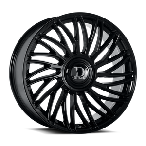 DOLCE LUXURY Sesto Wheels Rims 22x9.5 Blank Custom Drilled Gloss Black 35mm | SESTO-229500GB