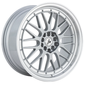 Impact Racing 505 Wheels Rims 17x7 4x100 4x114.3 Silver Machined Lip 38mm | 505SML-177517+38