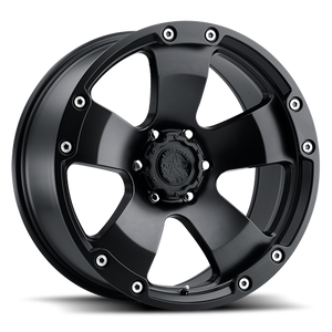 American Outlaw Bootlegger Wheel 20x9 5x127 Satin Black -10mm | 130-2973B