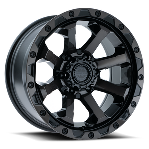 American Outlaw Capone Wheel 17x8.5 6x135 Satin Black 0mm | 133-7836S