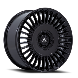 Asanti Ab040 Tiara Wheels Rims 22x10.5 5x112 5x120 Gloss Black 38mm | AB040BX22055938