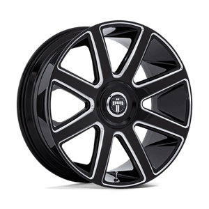 Dub Dc273 Pull Wheels Rims 24x10 6x135 6x139.7 Gloss Black Milled 30mm | DC273BE24106630