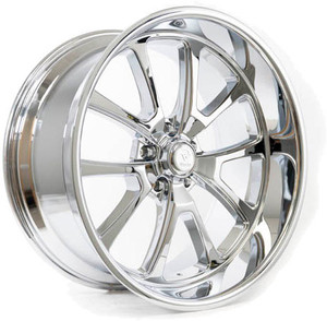 Resto R101 Laguna Wheel 17x8 5x120.65 Chrome w/ Milled Windows 1mm | R1011780614514