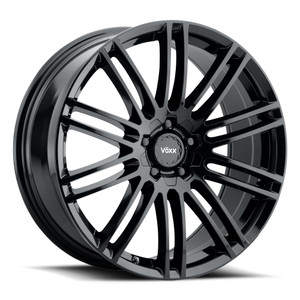 Vöxx Porto Wheels Rims 19x8.5 5x112 5x120 Gloss Black 35mm | POR 985-5003-35 GB