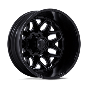Fuel Dually D871 Flux  Wheels Rims 22x8.25 8x200 Blackout -201mm