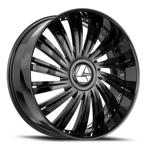 Azara Azx-102 Wheels Rims 24x9 5x115 5x120 Gloss Black 15mm | AZX