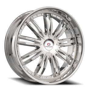 Cavallo Clv-54 Wheels Rims 22x8.5 5x112 5x114.3 Nano Chrome 38mm