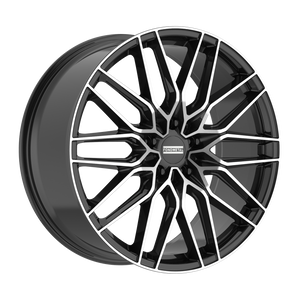 Fondmetal Cratos Wheels Rims 22x10 5x130 Gloss Black Machined 36mm | FMI09-21115130P36GBM