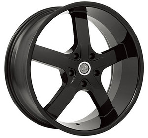 U2 55 Wheel 20x8.5 5x114.3 Black 35mm