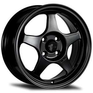 Avid.1 Av-08 Wheels Rims 15x6.5 4x100 Matte Black 35mm | AV0815654C35BK