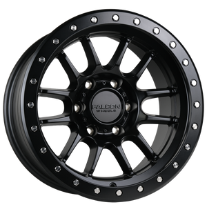 Falcon T7 Wheels Rims 17x9 6x139.7 Matte Black 0mm | T7-7983-0-MBK