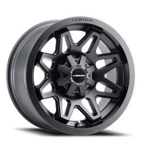 Vision Se7En 416 Atv Utv Wheel 14x8 4x136 Matte Black -10mm | 416-148136MB4