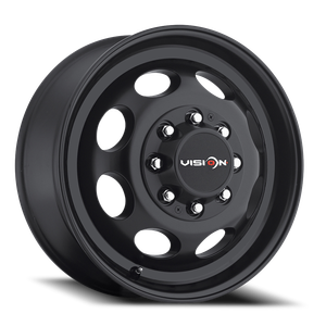 Vision Hauler 181 Dually Wheel 19.5x6.75 8x170 Matte Black 102mm - MINIMUM PURCHASE OF 4 WHEELS | 181Z9670MBFNR