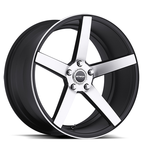 DOORBUSTER PRICING! - Strada S35 Perfetto Wheel 16x7.5 5x100 & 5x114.3 Gloss Black Machined 35mm | S351650035GBM