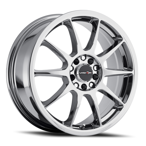 Vision Bane 425 Wheel 17x7 5x105 Chrome 38mm | 425-7795C38