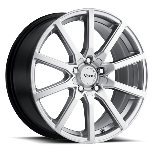 Voxx Este Wheel 17x7.5 5x108 & 5x114.3 Bright Silver 40mm | EST 775-5008-40 S