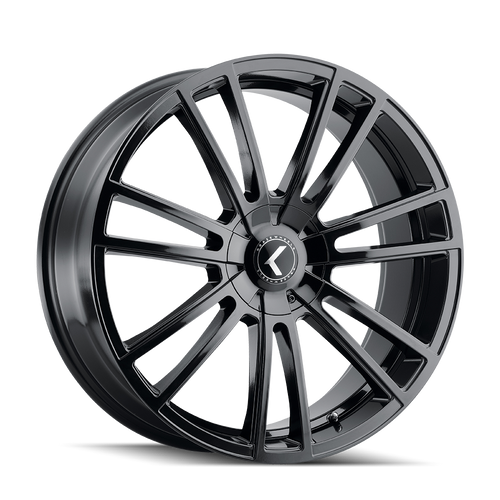 Kraze Kr183 Spectra Wheels Rims 20x8.5 5x108 5x114.3 Gloss Black 38mm | KR183-2814GB38