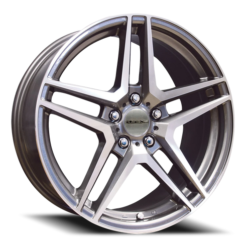 DOORBUSTER PRICING! - Rtx Stern Wheel 17x7.5 5x112 Gunmetal Machined 43mm | 81385