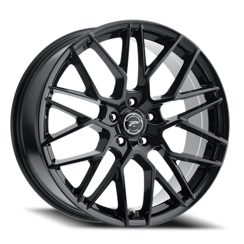 Platinum 459Bk Retribution Wheel 18x8 5x112 Gloss Black 40mm | 459-8844BK+40