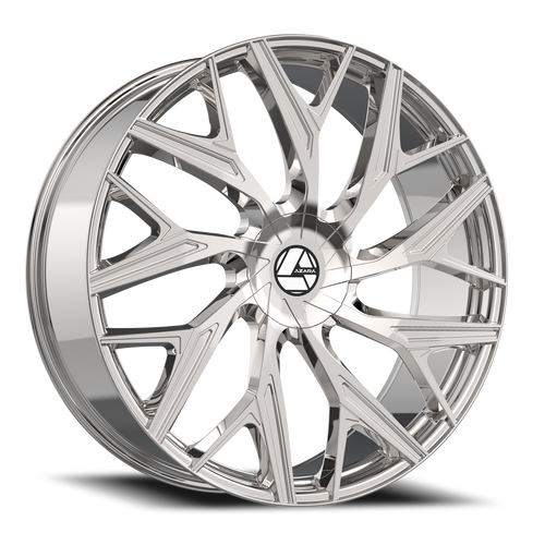 Azara Aza-527 Wheel 18x8 5x112 & 5x114.3 Nano Chrome 35mm | AZA-527188051121143+35NCR