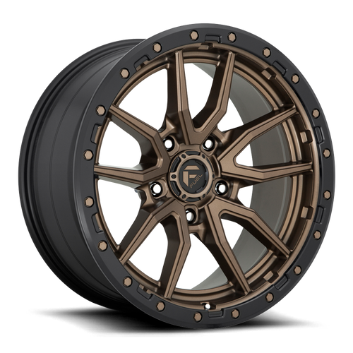 Fuel D681 Rebel Wheel 20x10 5x127 Matte Bronze With Black Ring -18mm | D68120007547
