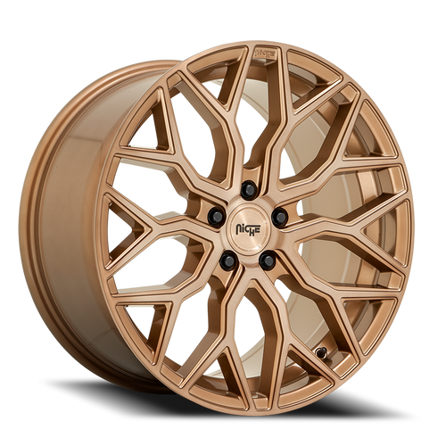 Niche M263 Mazzanti Wheel 22x10 5x130 Bronze Brushed 30mm | M263220046+30