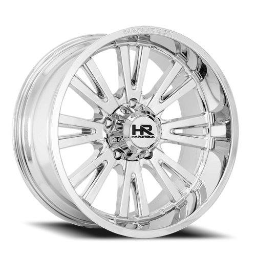 Hardrock Offroad Spine Xposed Wheel 24x12 5x150 Chrome -44mm - MINIMUM PURCHASE OF 4 WHEELS | H503-241250144C